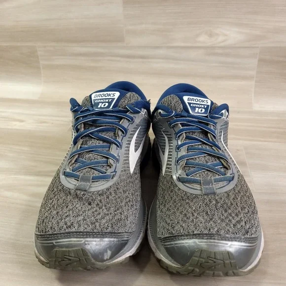 Brooks Men's Ghost 10 Running Shoes Sneakers Gray BlueSize 9.51102571D013